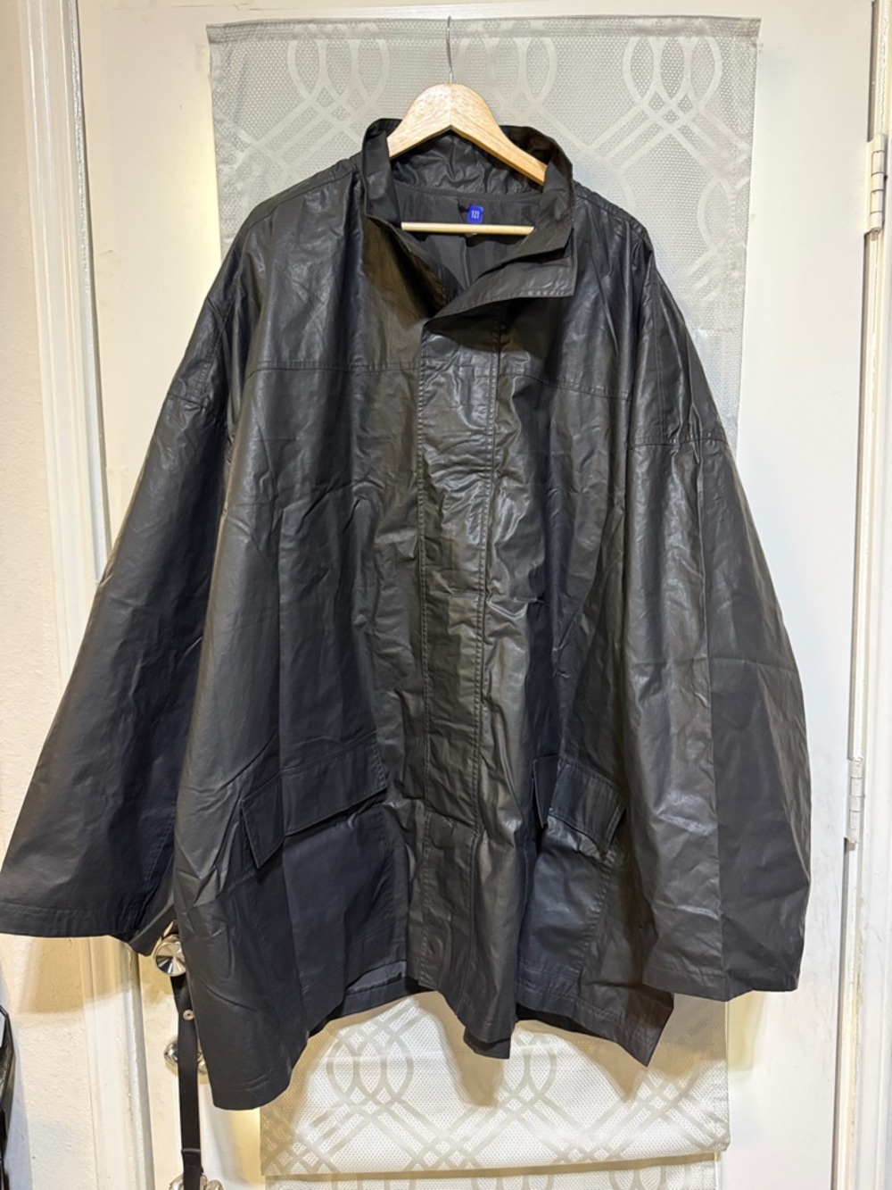 Yeezy-Gap Black Oversized Raincoat/Parka